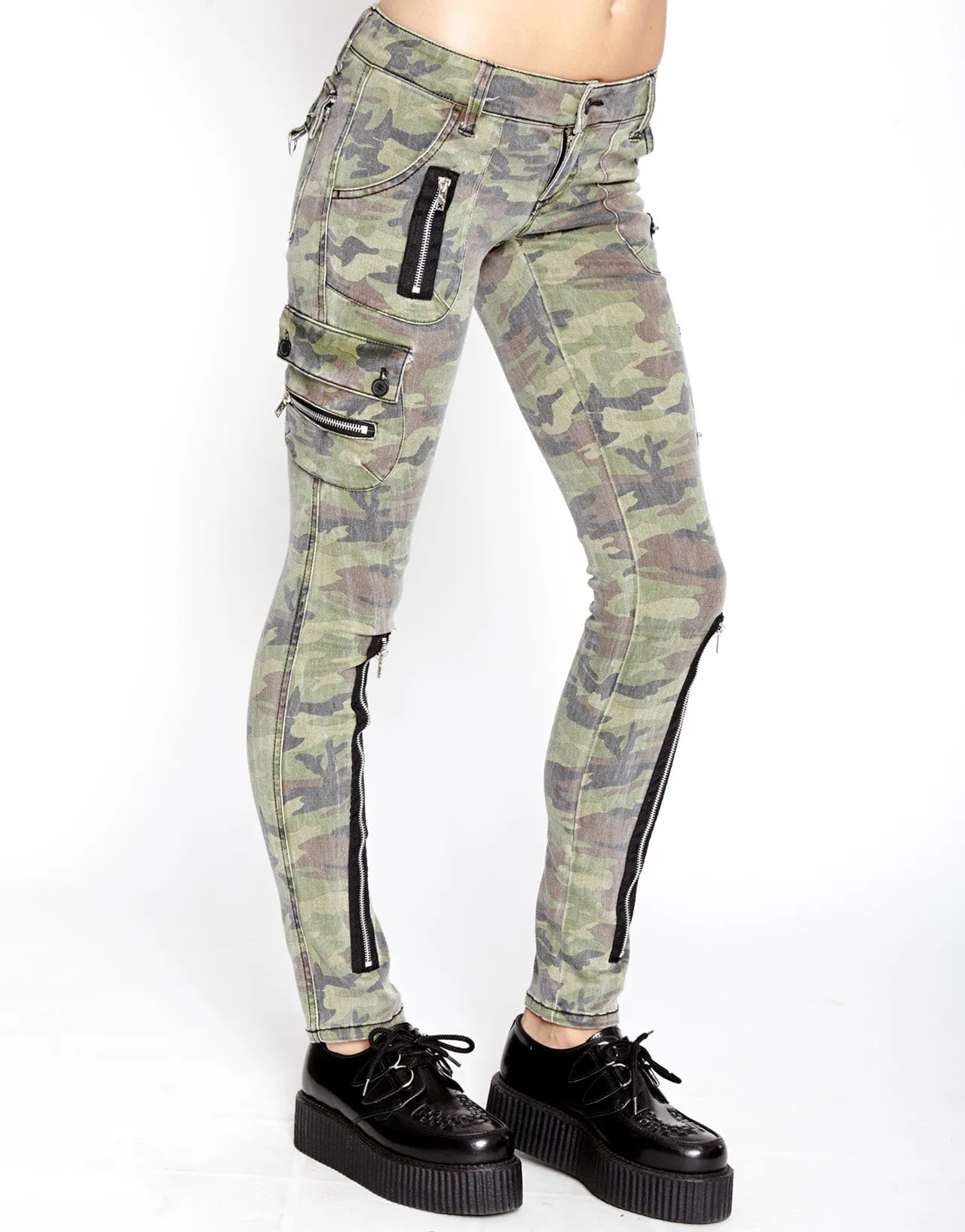 Exploited Pant Camo Print Sporty Layer No Ride Up Design