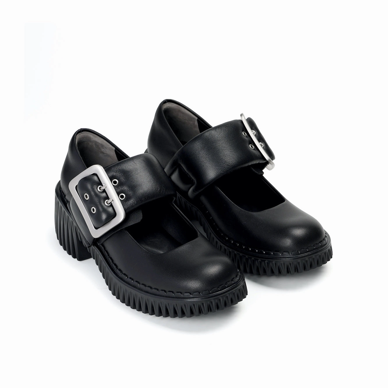 PLITA JIN BLACK Stylish Dress Shoes