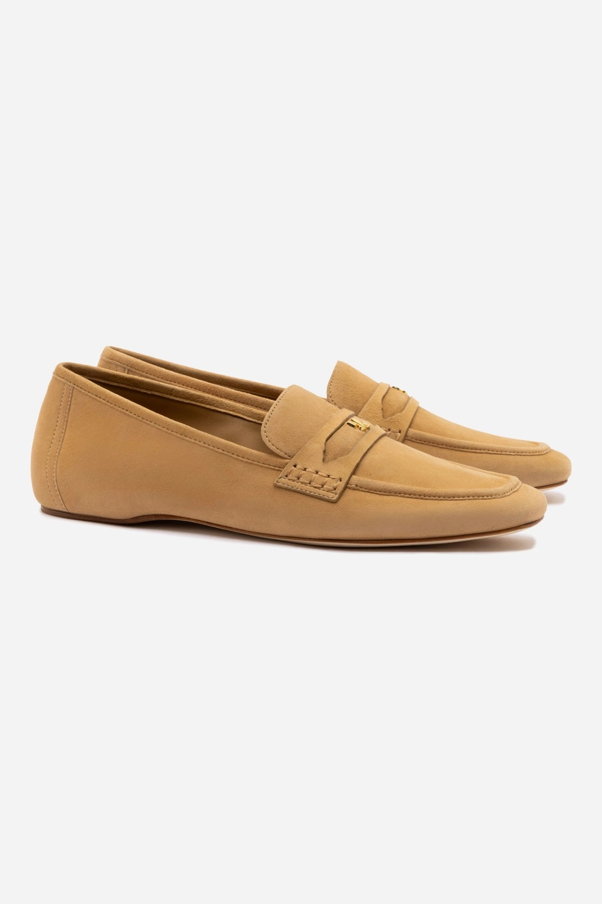 Suki Flat Loafer In Peanut Suede Smart Design Free Path Lane