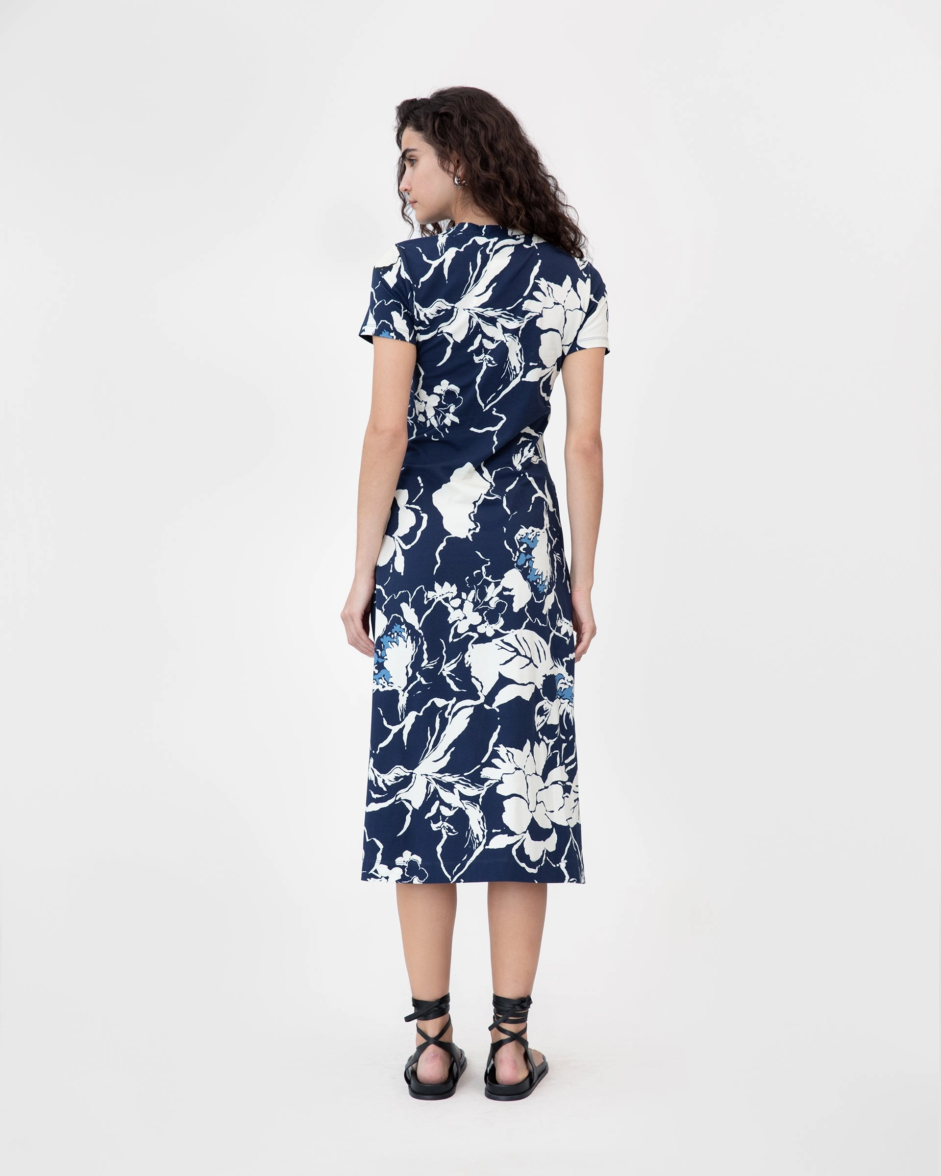 Wide Hem Detail Mac Dress