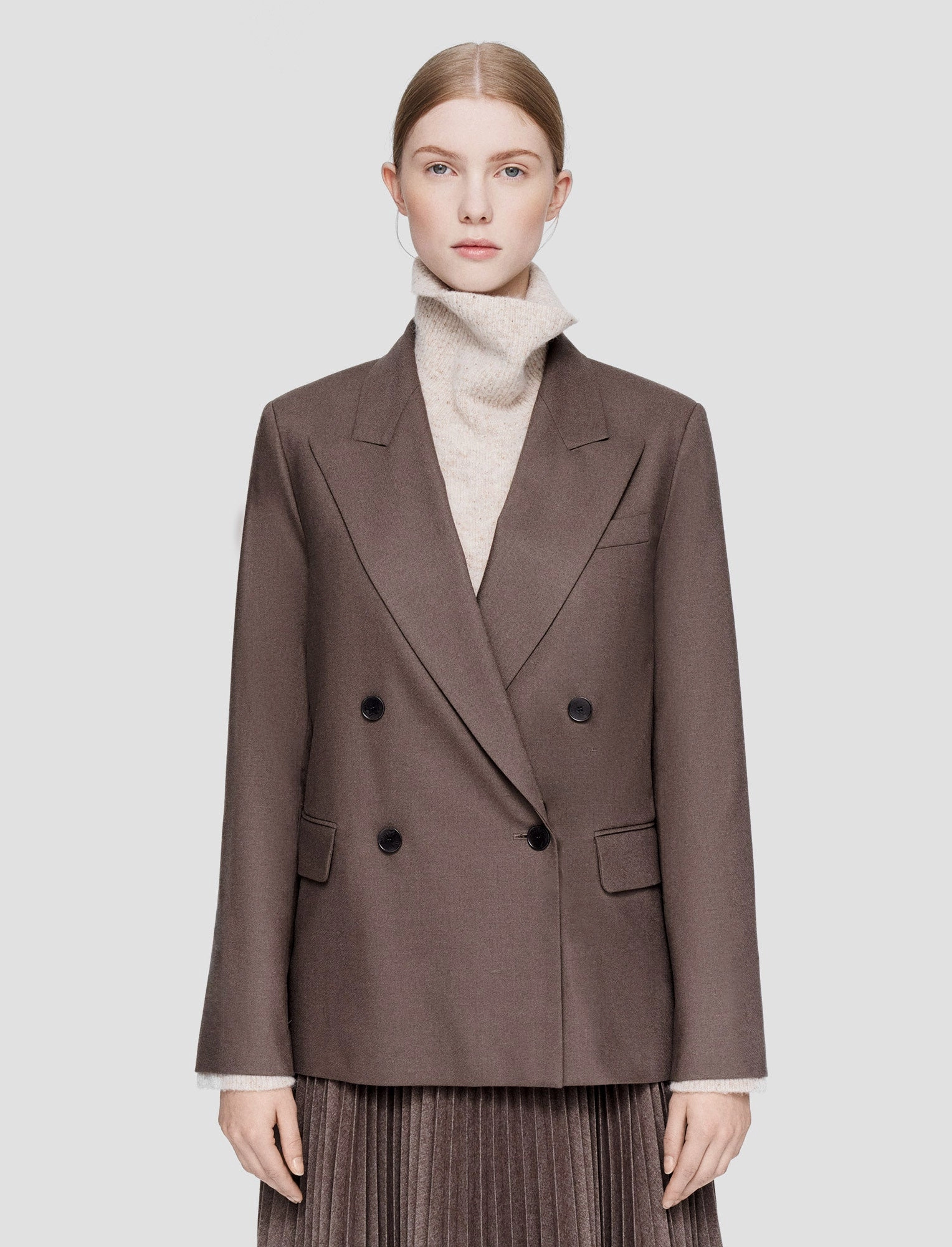 festival Collared Light Wool Flannel Jaden Jacket