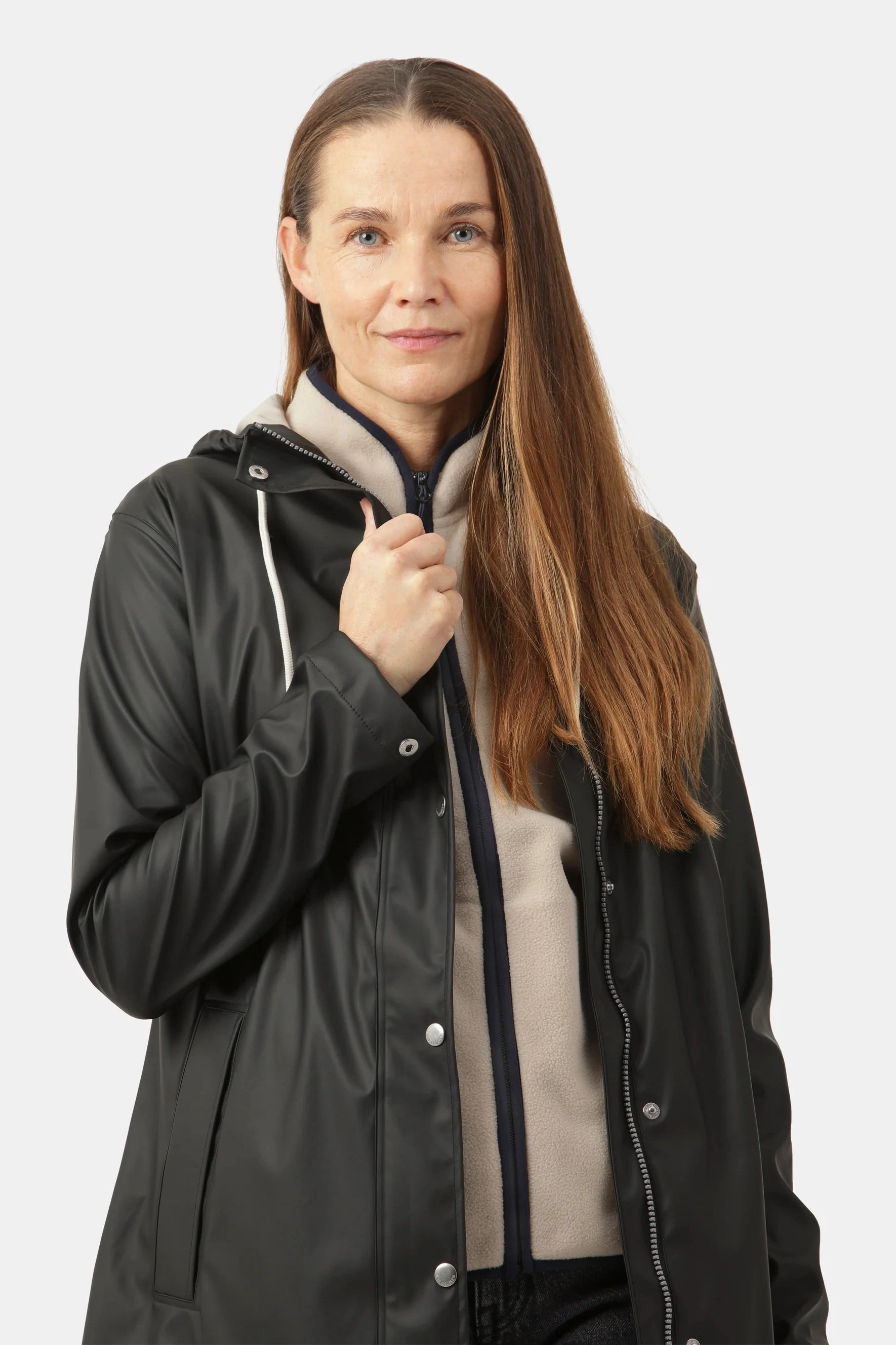 Temperature Adaptive Fabric Rain Jacket