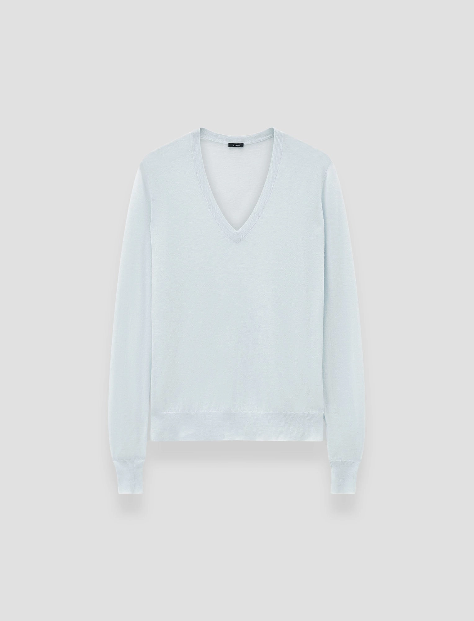 Biodegradable Fiber Construction Cashair V Neck Jumper