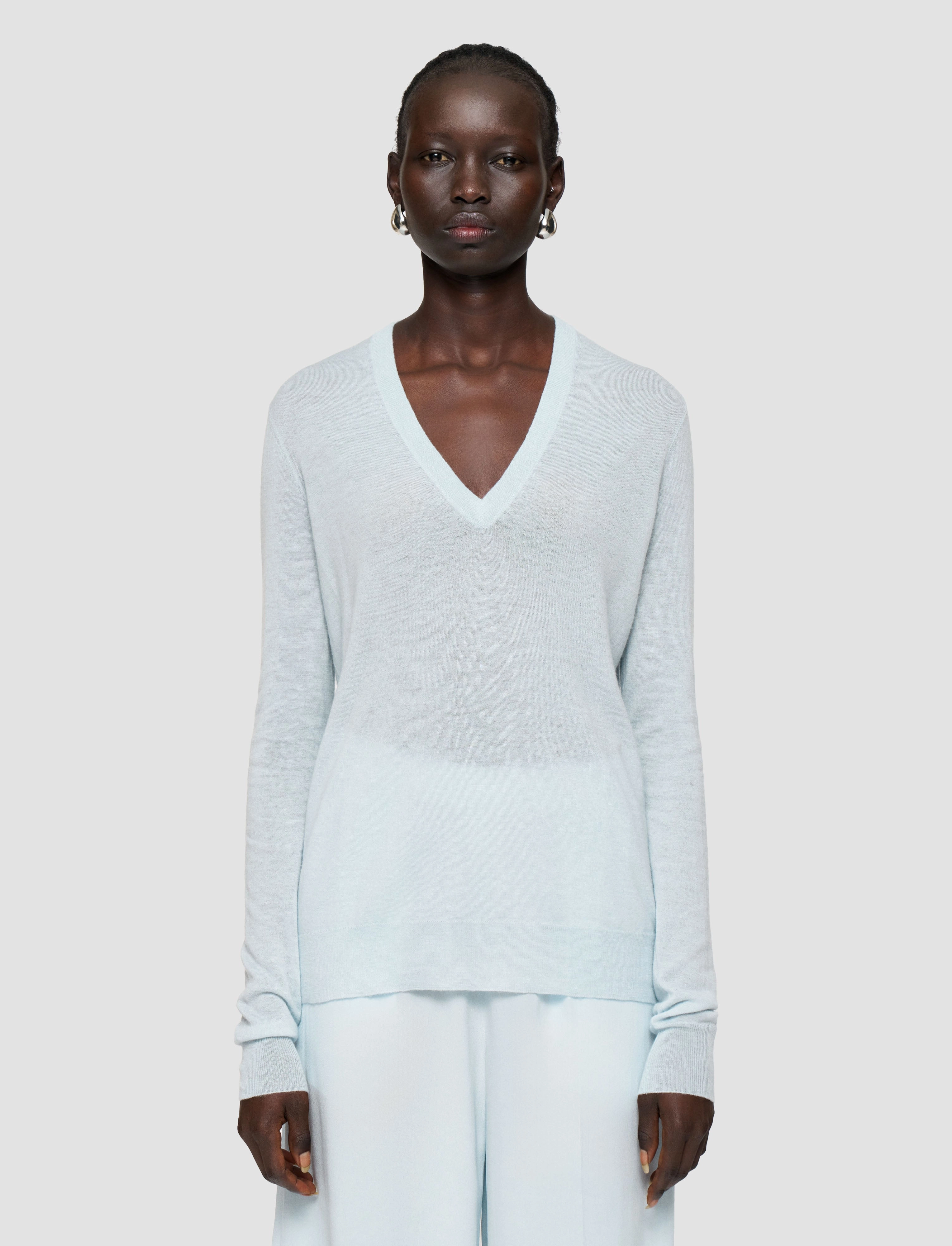 Multi purpose design Cashair V Neck Jumper