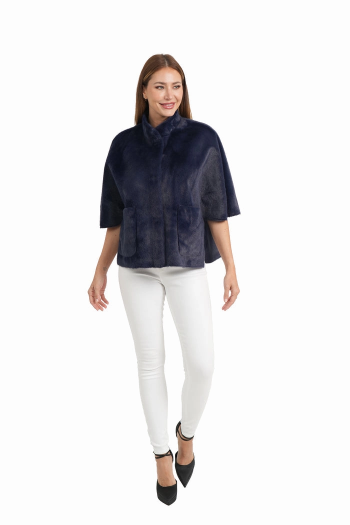 Active Jacket FAUX FUR CAPELET