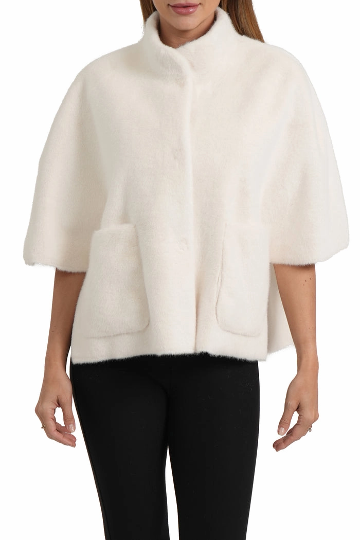 FAUX FUR CAPELET Memory