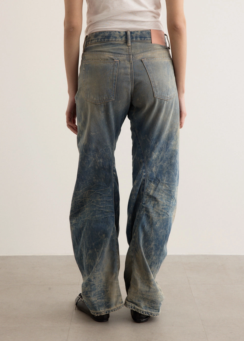 2006F 5-Pocket Denim Jeans Neutral Look Streetwear Mood