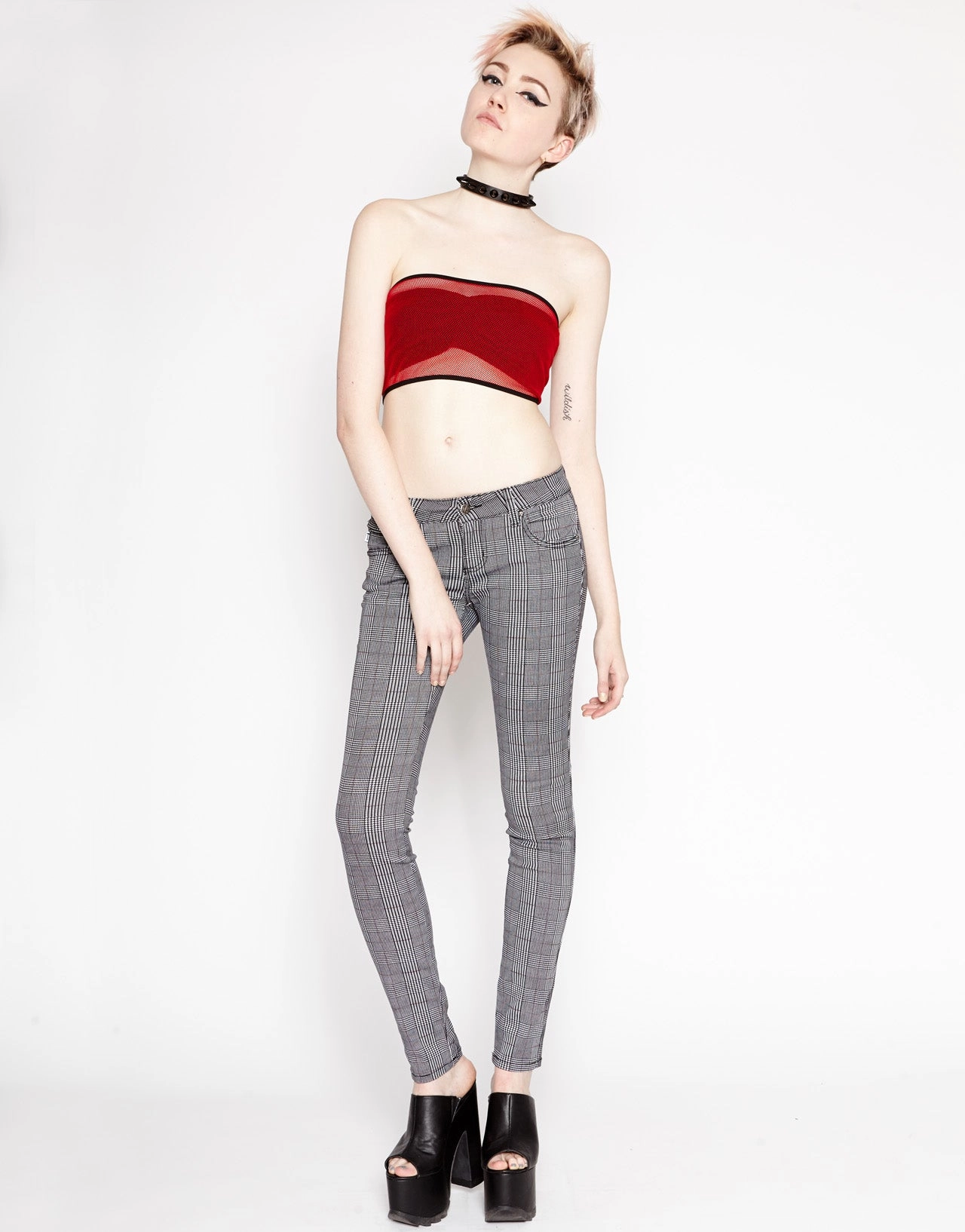 Fishnet Bandeau Red AllSeason Wearability