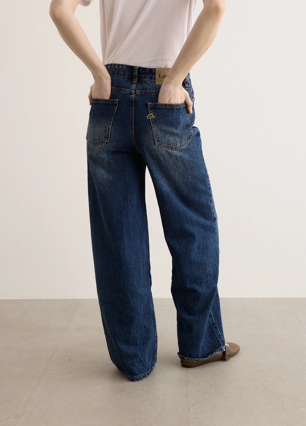 Women's Wale Jeans Cool Texture