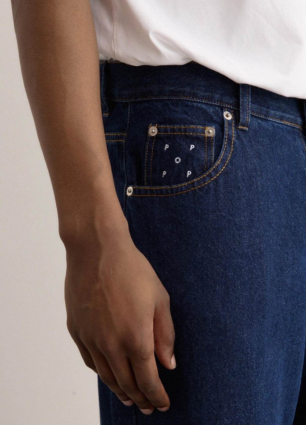 Heavyweight Denim Modern Minimalist Rainy Day DRS Denim Pants