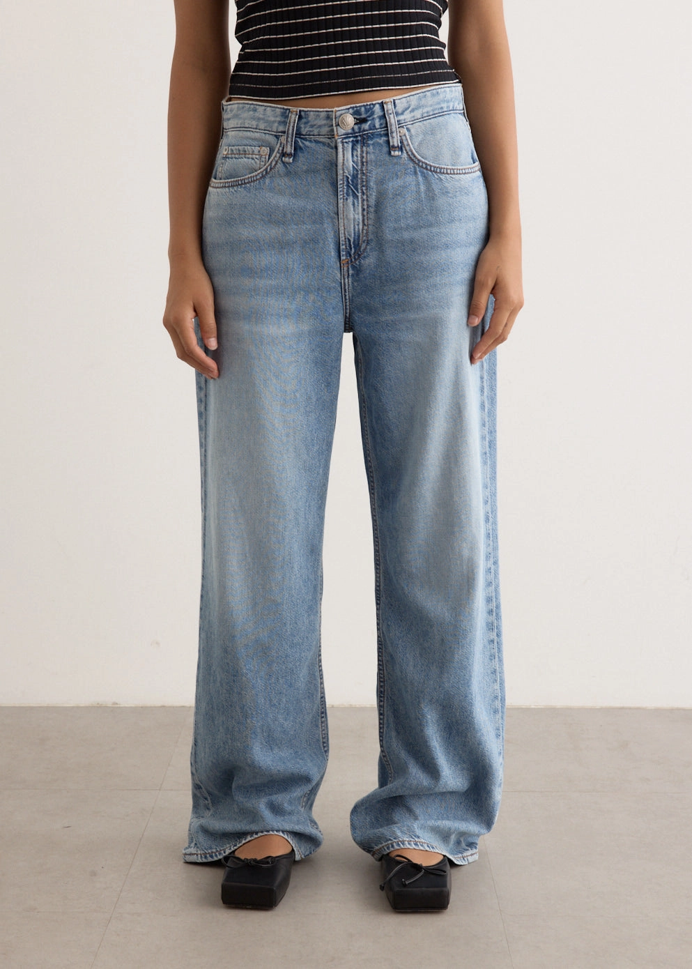 Featherweight Logan Wide Leg Jeans Active Friendly Brunch Outfit Classic Wear Luxury