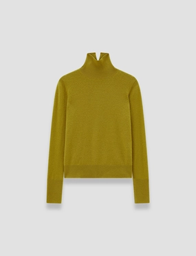 Light Pure Cashmere High Neck Jumper Airflow Optimized Street Warmth