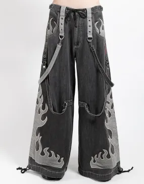 Urban Look FLAME DARK STREET PANT BLACK DENIM