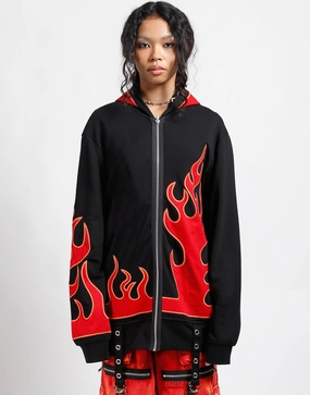 ComfortStretch Tailored Seams FLAME HOODIE
