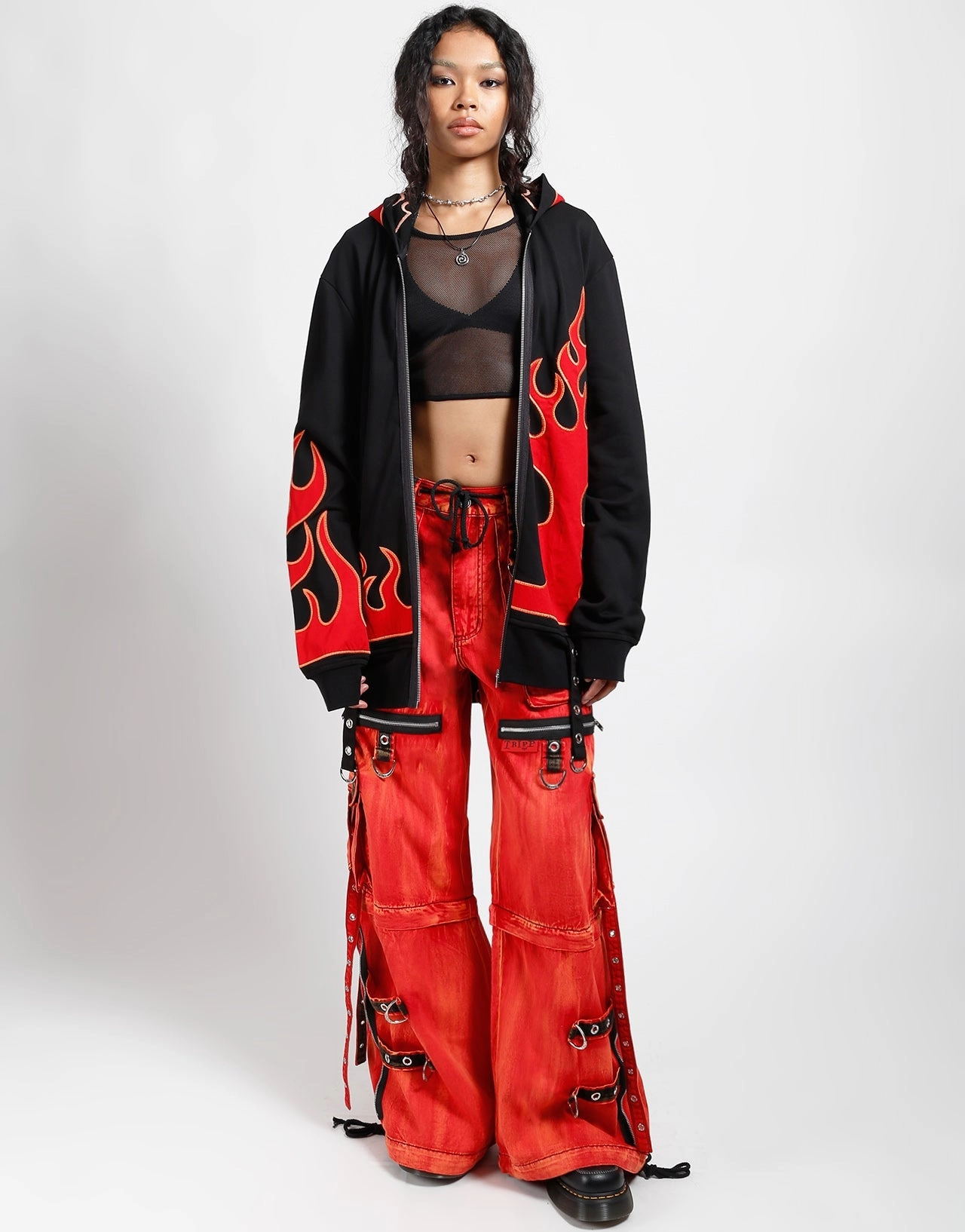 Wrinkle Resistant Textile MultiLayer Stitching FLAME HOODIE