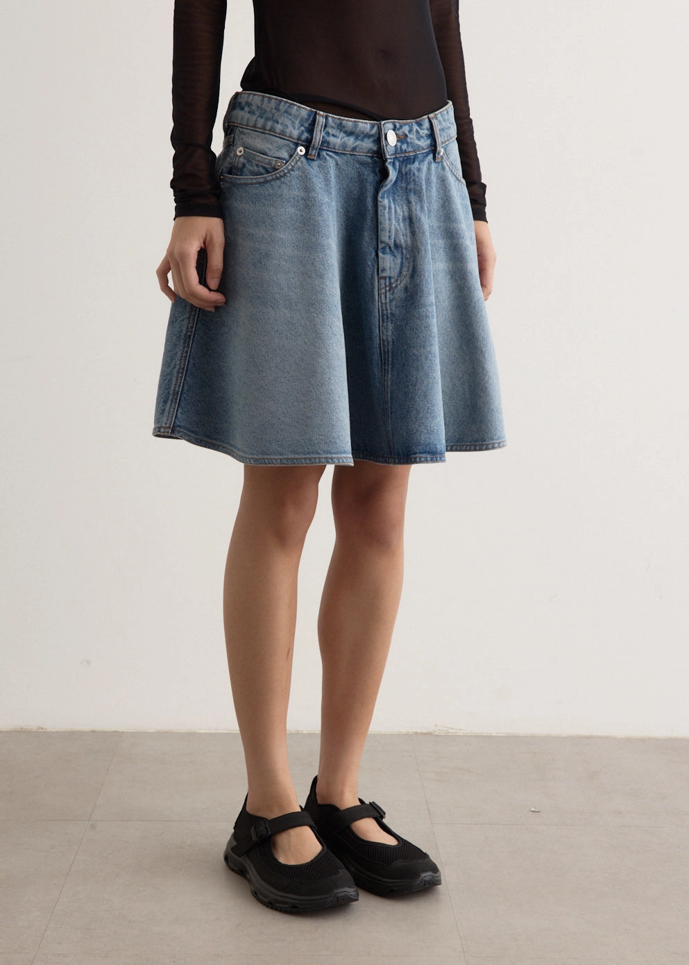 Outdoor Ready Flare Mini Skirt