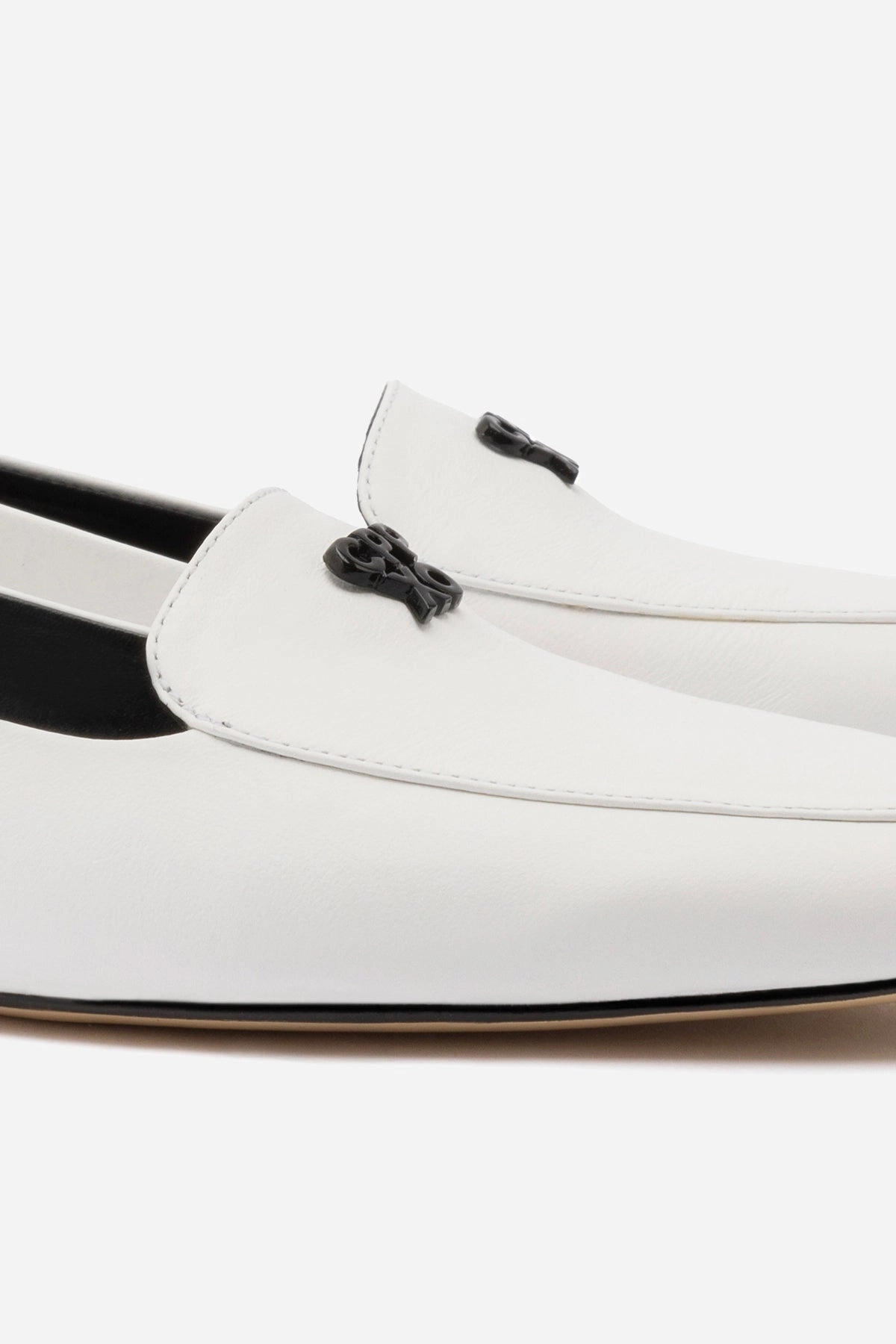Larroud x CPPXO Loafer In White Leather Elegant Walk