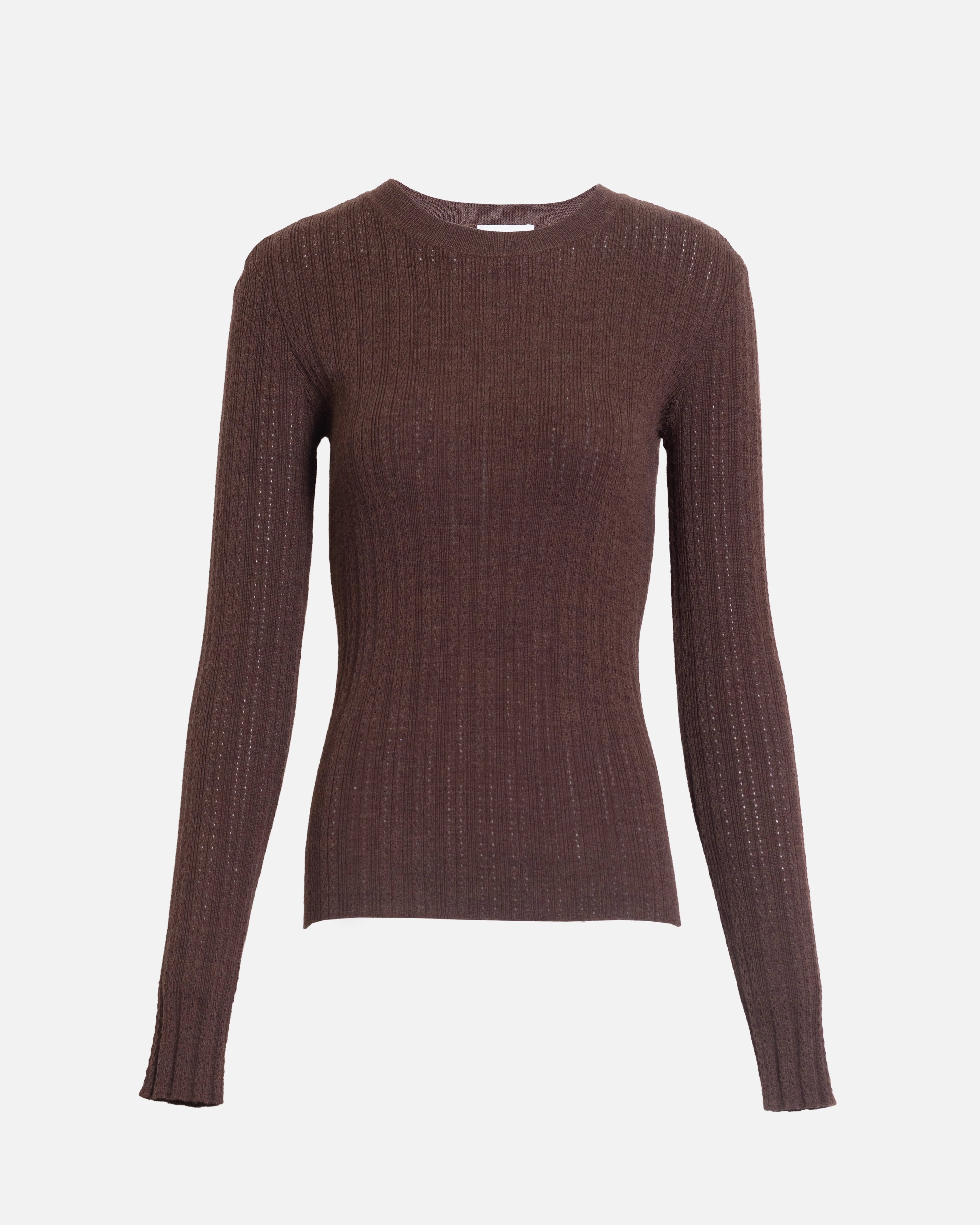 Lightweight Thermal Weave Crew Neck Kayden Knit