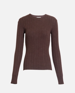 Lightweight Thermal Weave Crew Neck Kayden Knit