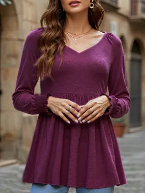 WOMEN SOLID TUNIC SHIRT Microfiber texture Anti Pilling Technology