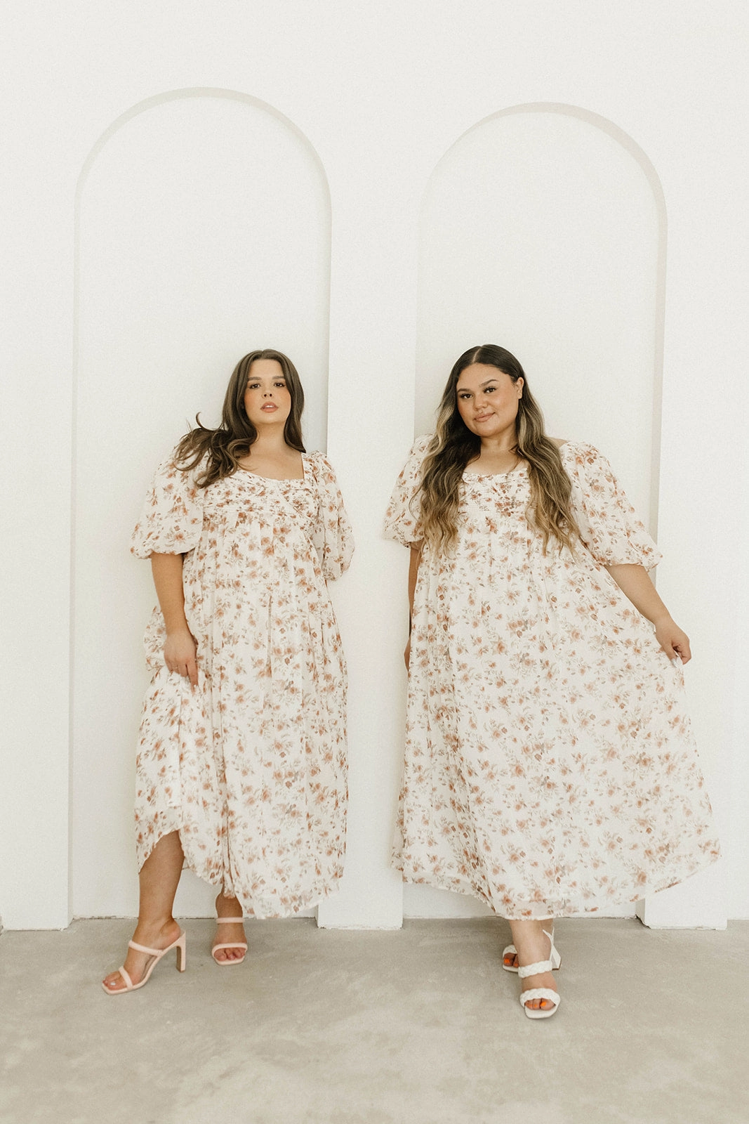 Harlow Maxi Dress in Ivory Floral - Bump Friendly & Inclusive Sizing (S-3XL) Active Moments Sophisticated Line