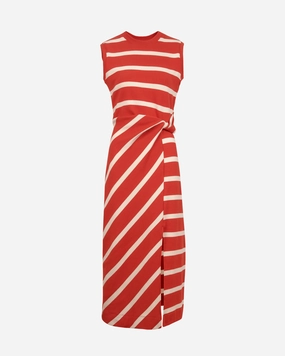 SeamFree Technology Butter Soft Yarn Sleeveless Striped Cody Dress