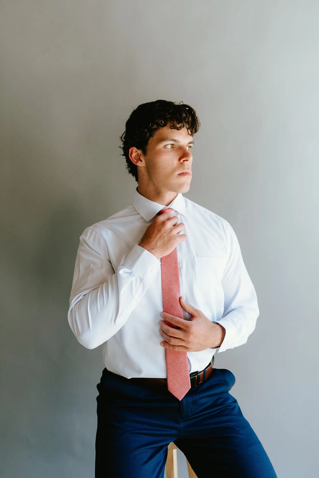 Flex Shirt Long Sleeve Robbins & Brooks MoistureWicking Material Quick Release Fastener