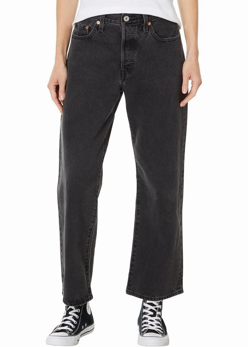 HighDensityWeave Comfortable Design 501 '90s Ankle Jeans - Smooth Operator