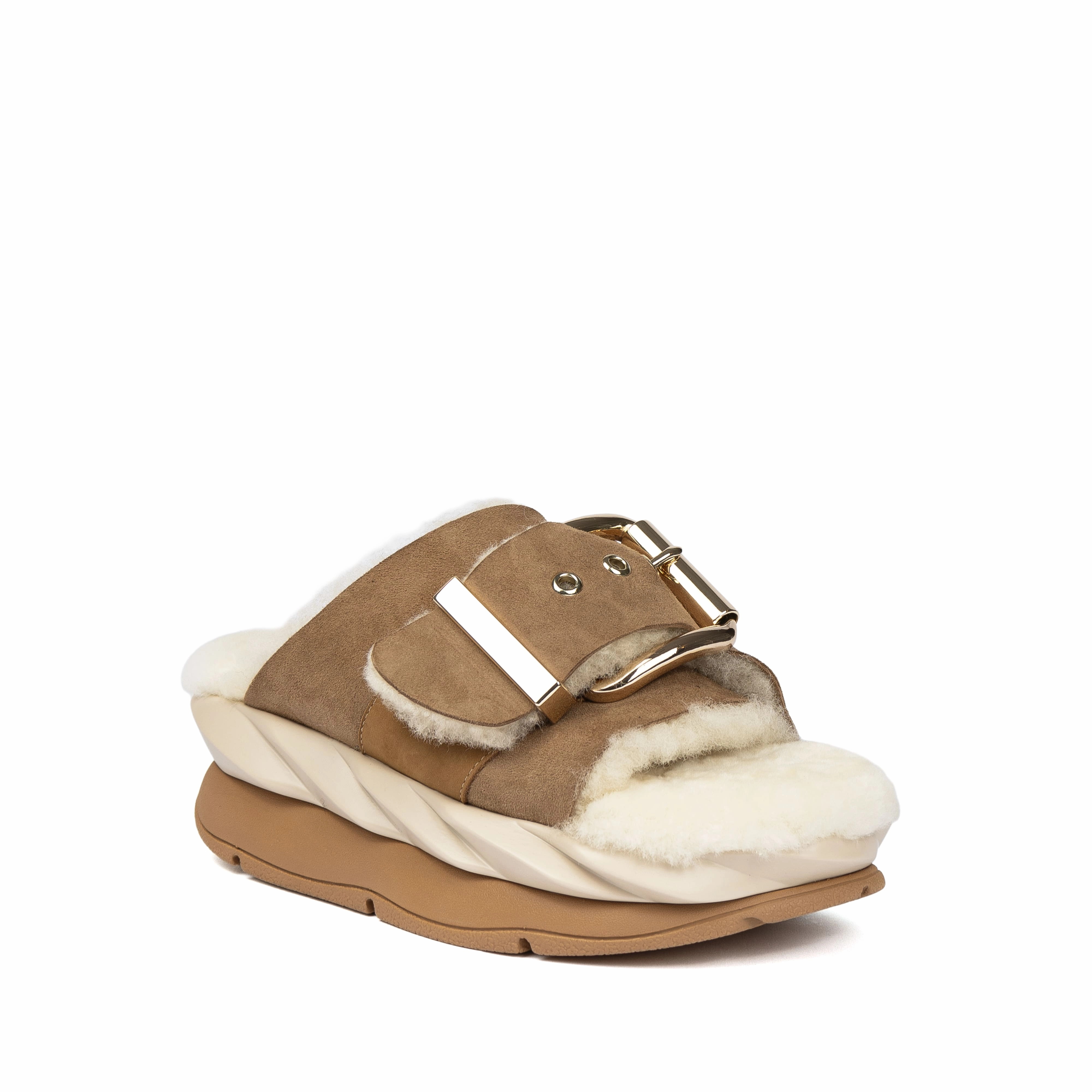 Stylish Flip-flops for Travel MELLOW LAZE TAN