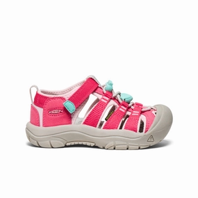 Blue Cool Little Kids' Newport H2  |  Raspberry/Giggle Pink