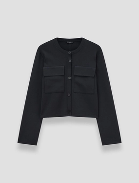 Viscose Knit Stretch Cardigan Jacket Timeless Basic Outdoor Comforted