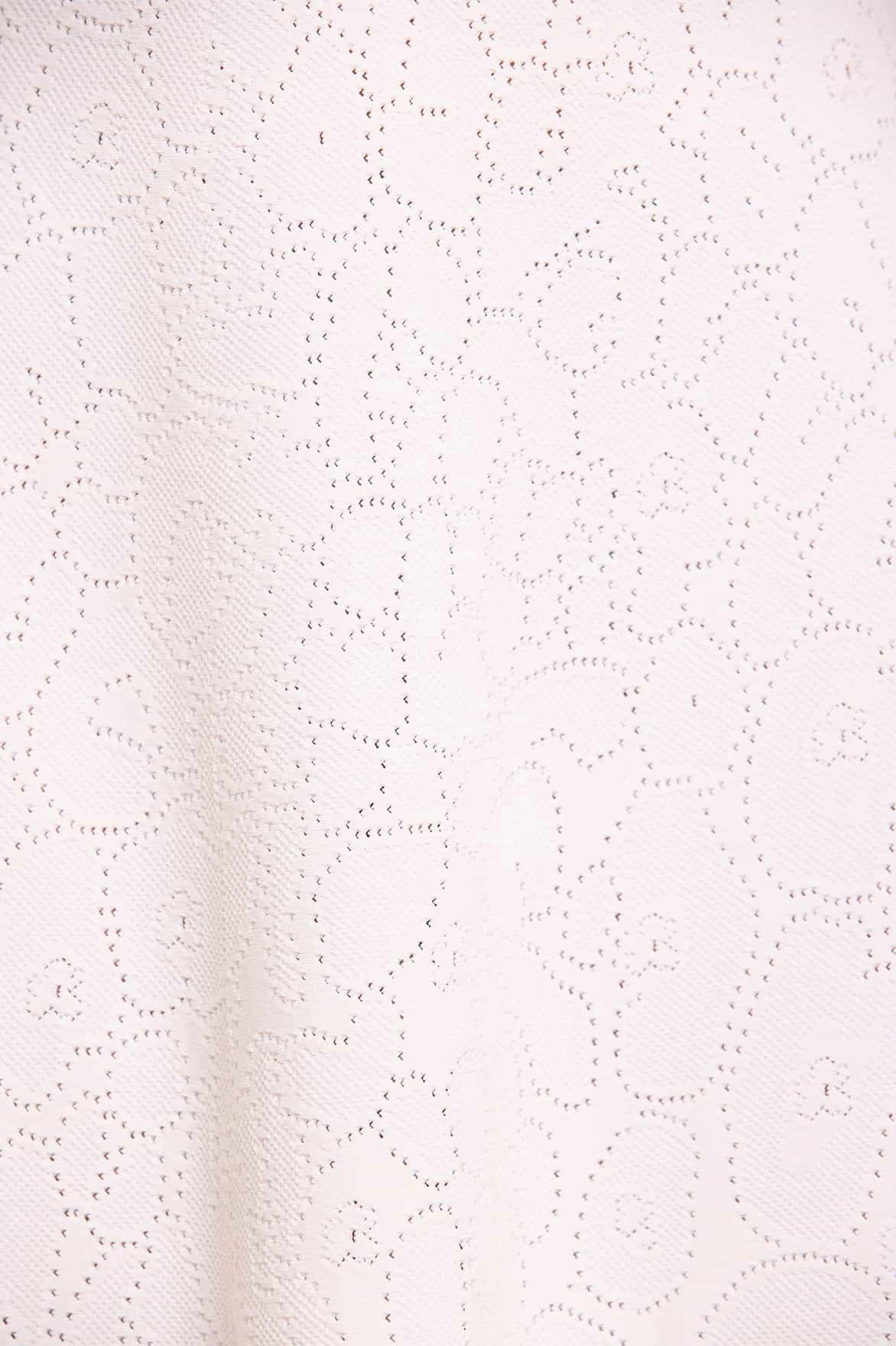 Floral Pointelle Knit Gown Winter Layer NonChlorine Bleached