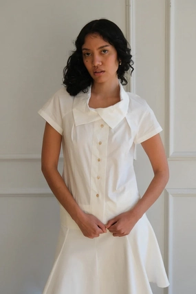 Florence Blouse WideNeckline BiodegradableFabric