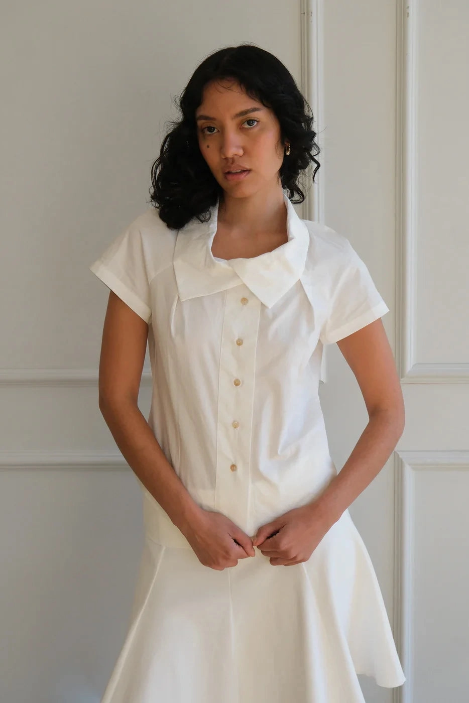 Florence Blouse WideNeckline BiodegradableFabric