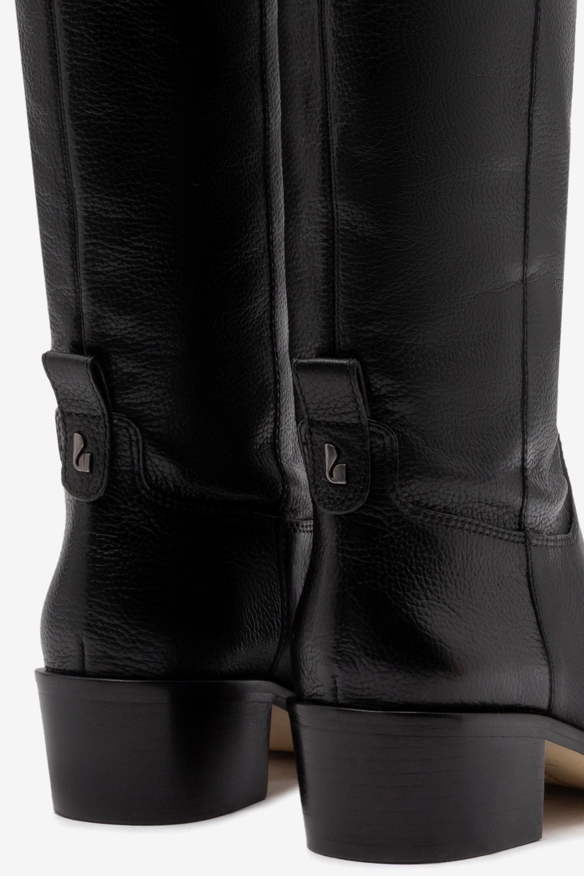 Grip Clear Daily Firm Florencia Hi Boot In Black Leather