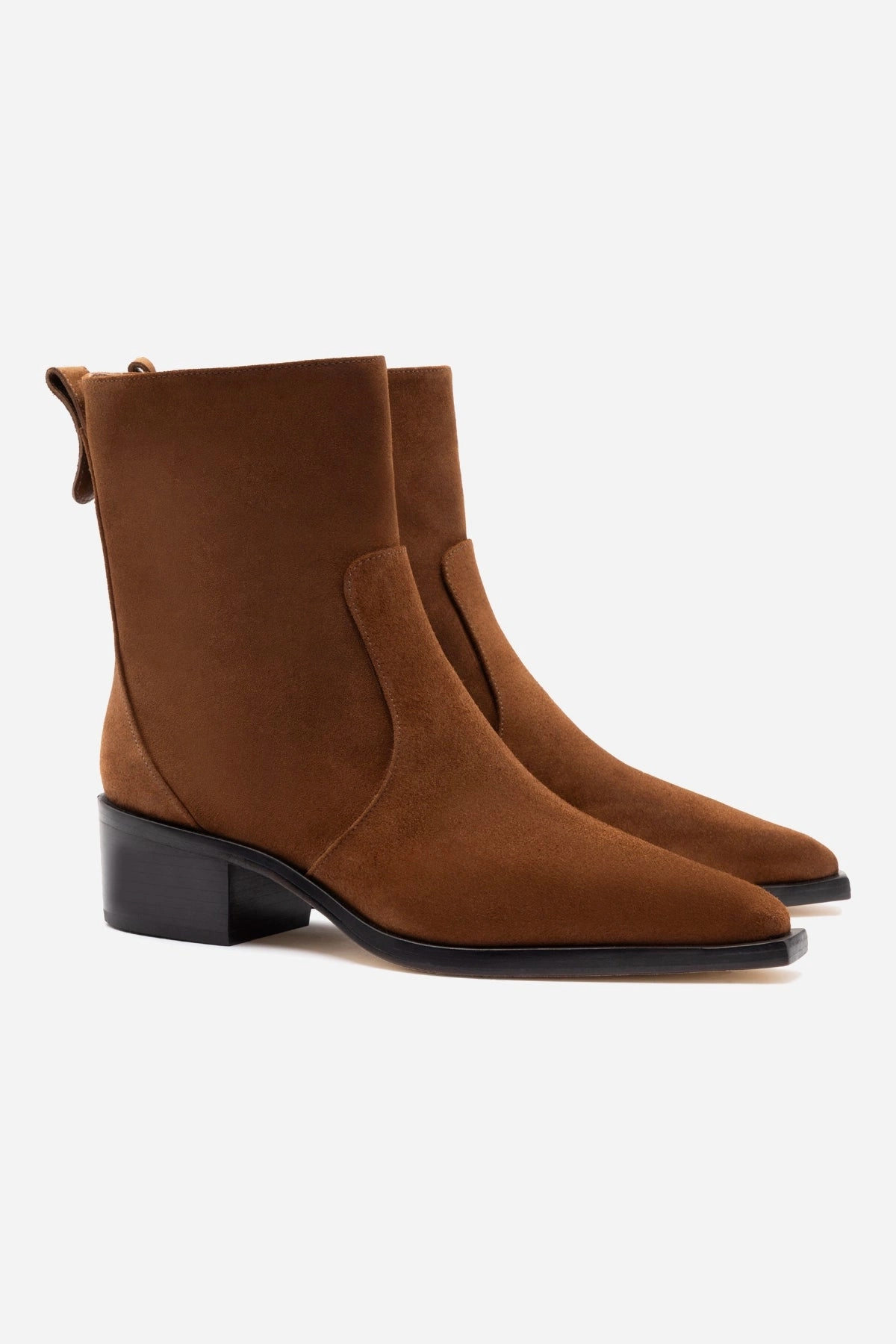 Road Trip Florencia Low Boot In Burnt Umber Suede