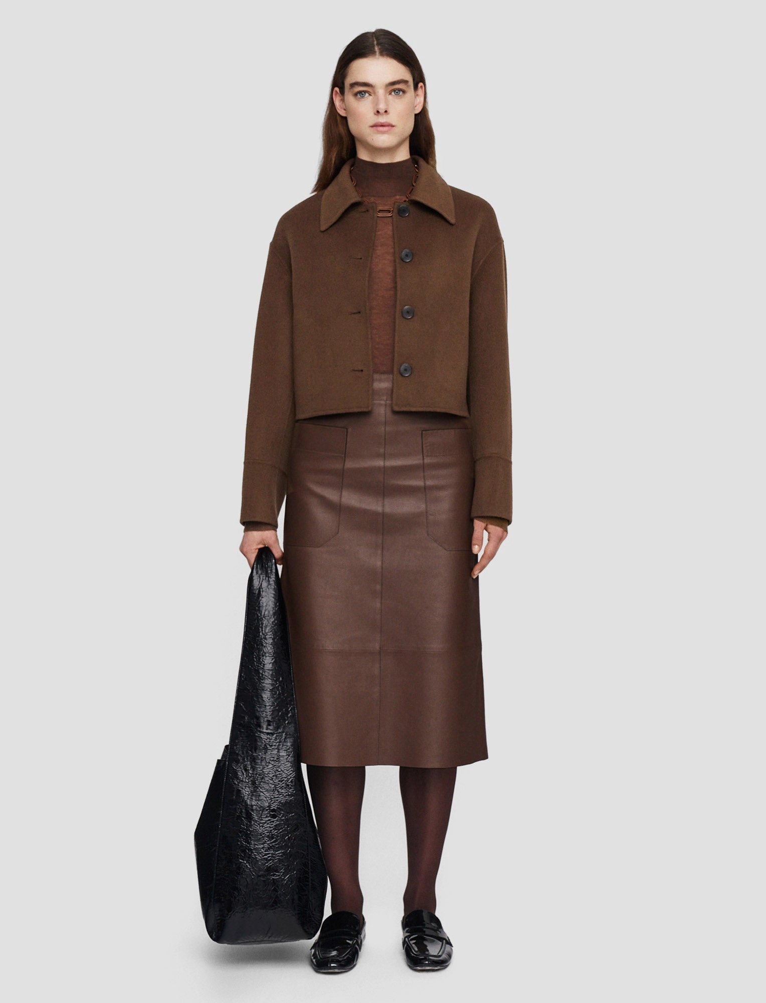 Anti Static Material Flexible Elbow Panels Double Face Cashmere Gerrard Jacket