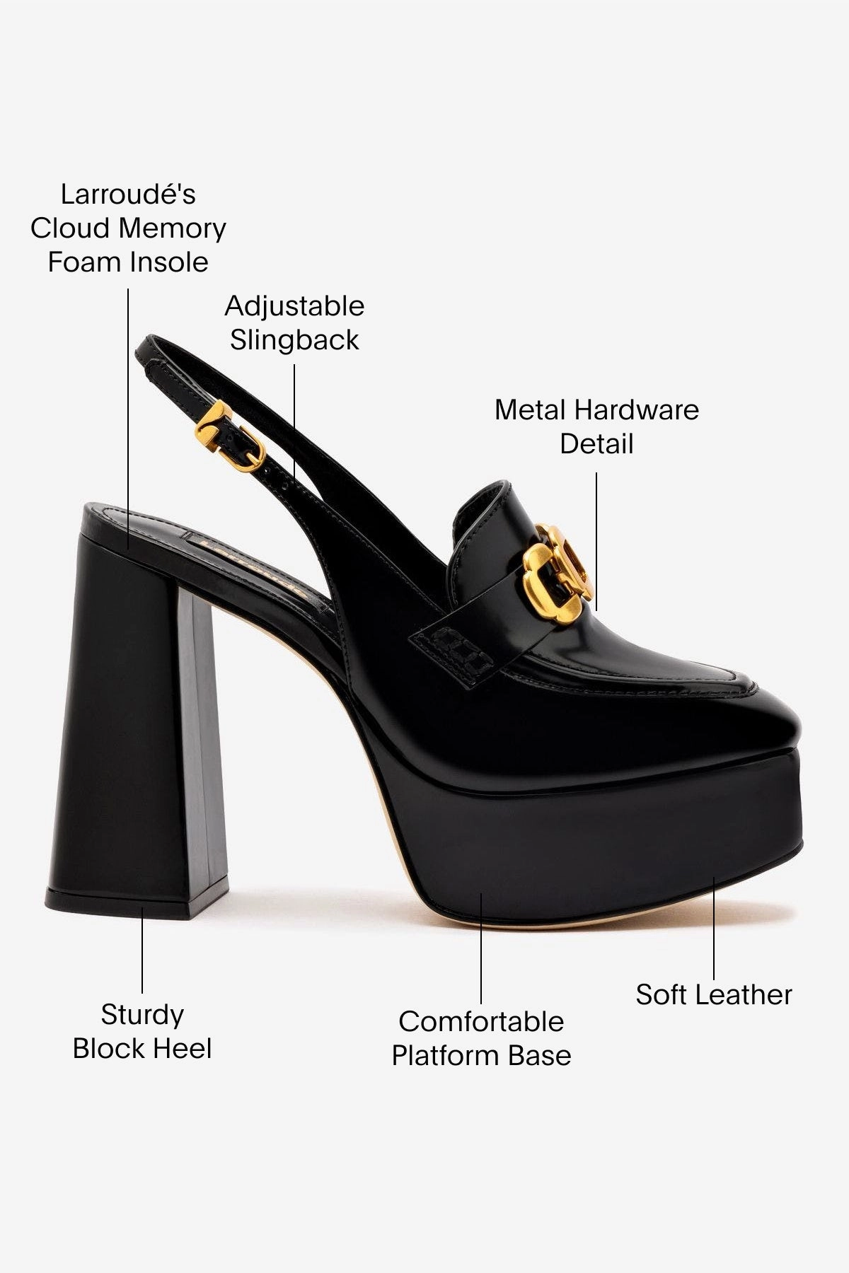 Harrington Loafer Hi In Black Box Leather True Path Lane