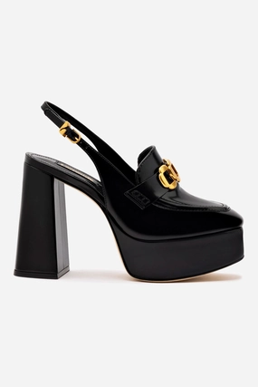 Harrington Loafer Hi In Black Box Leather Path Free Harbor Lane