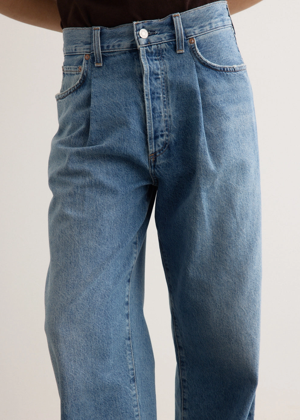 Franka Pleat Baggy Jeans Teen Outfit Elegant Balanced Fit