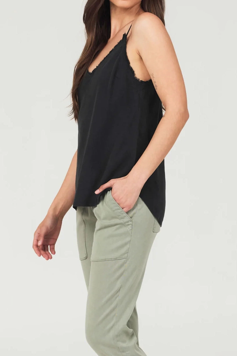 Tagless Comfort Collar Frayed Cami