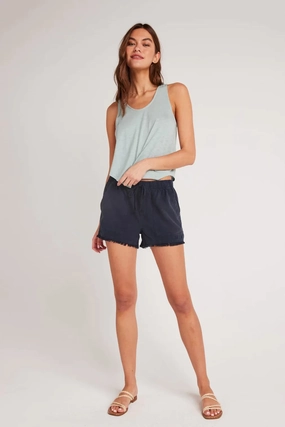 Breathable Performance Hypoallergenic fabric Frayed Pocket Short