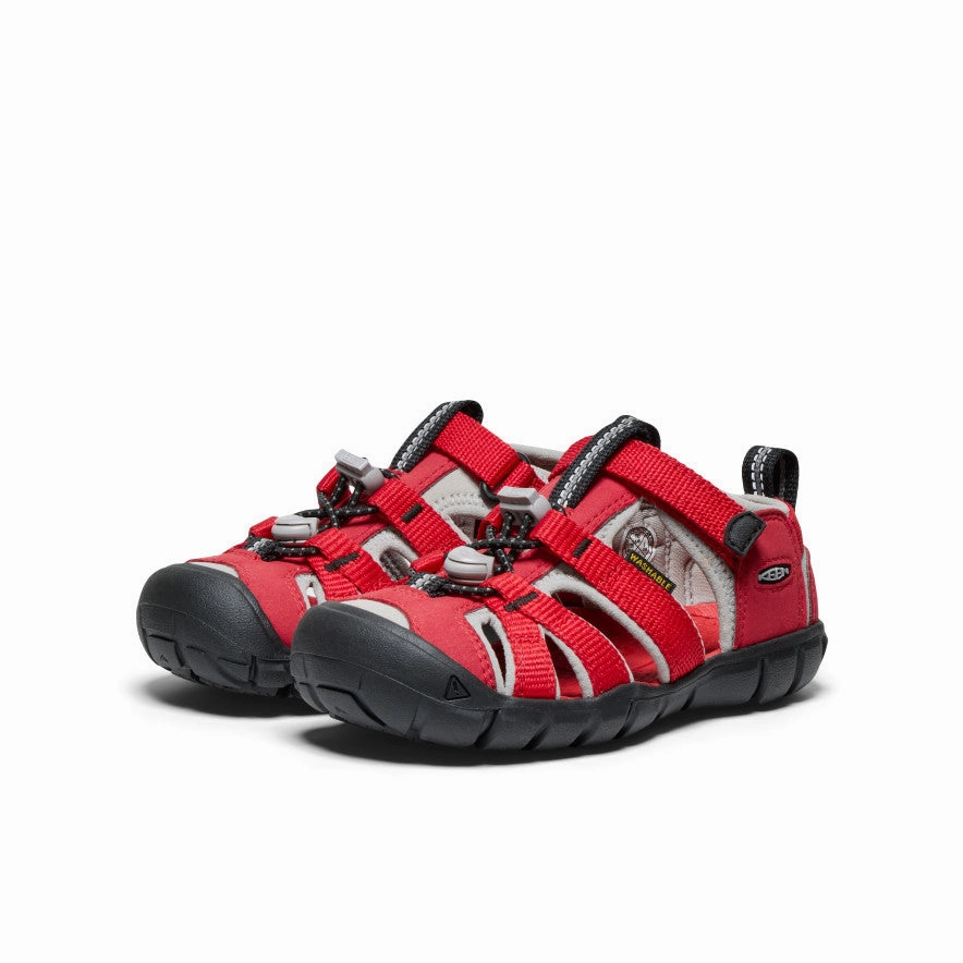 Little Kids' Seacamp II CNX  |  Ribbon Red/Alloy Bare Foot