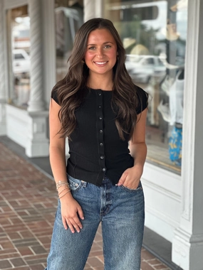 Free People Most Wanted Cardi in Black Breathable fabric tech Elasticized Waist