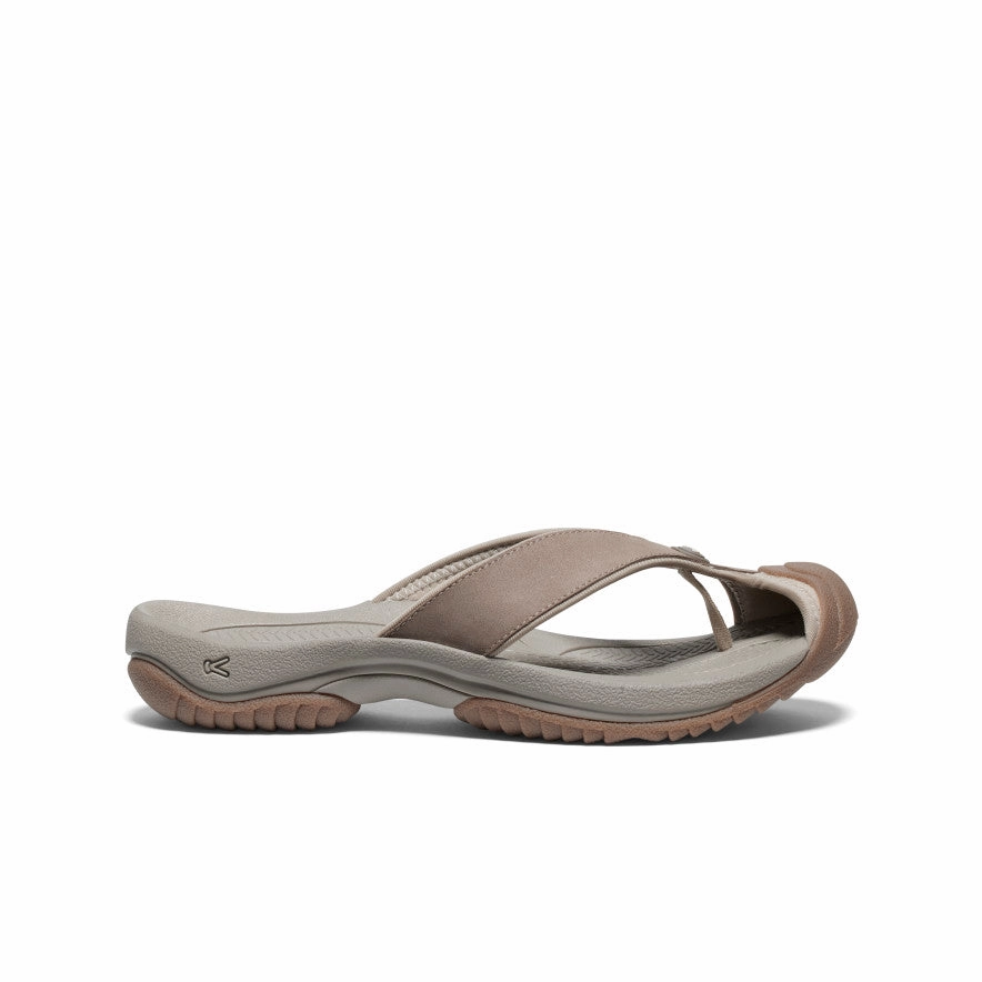 Men's Waimea Leather Flip-Flop  |  Brindle/Birch Thermoplastic Uppers