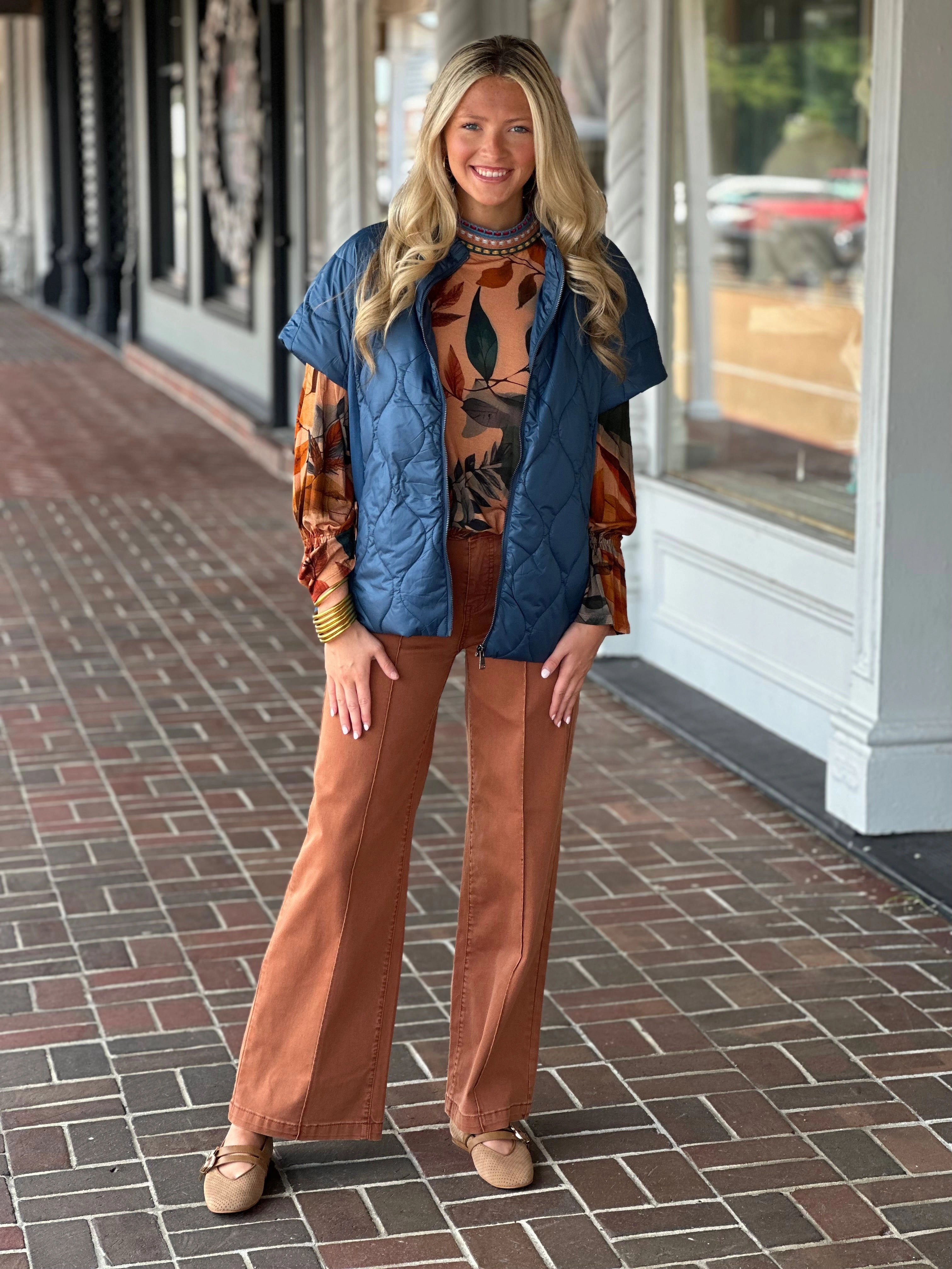 Wet Wicking French Dressing Mixed Media Jacket in Indigo