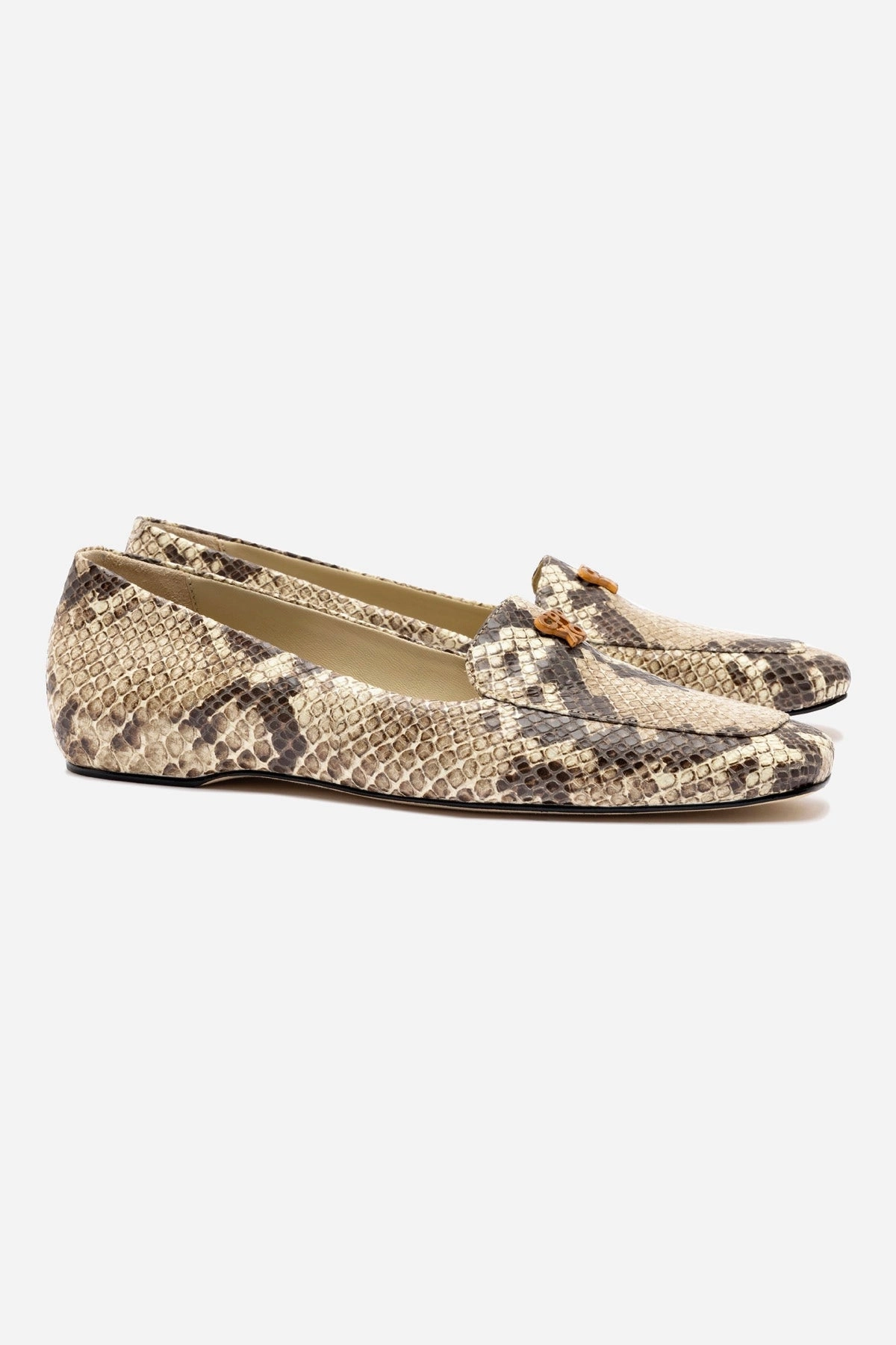 Comfortable Wear Larroud x CPPXO Loafer In Neutral Snake Leather