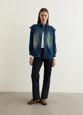 Ruffle Shirt Abrasion Resistance Breathable Feel