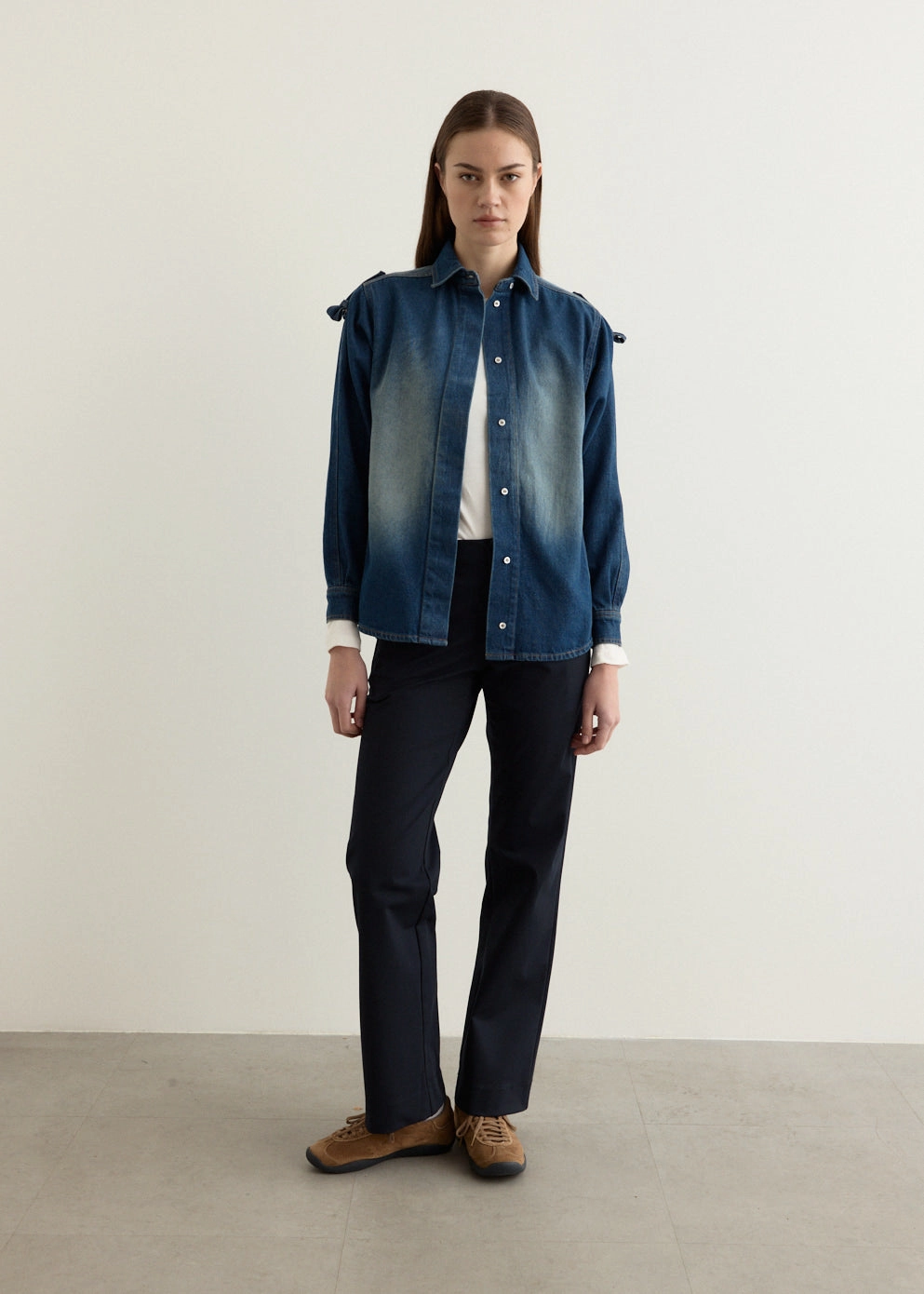 Ruffle Shirt Abrasion Resistance Breathable Feel