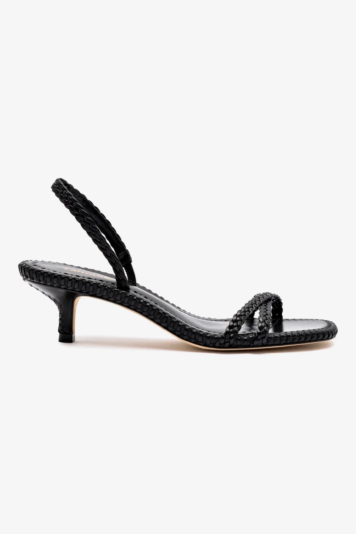Fashion Flex Mini Annie Sandal In Black Leather